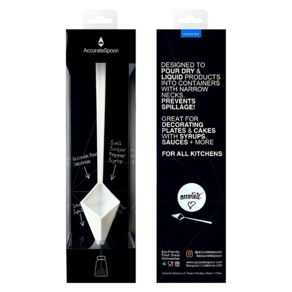Spoon Accurate Fill Salt Sugar Pepper Shaker Gift - Picture 2 of 7